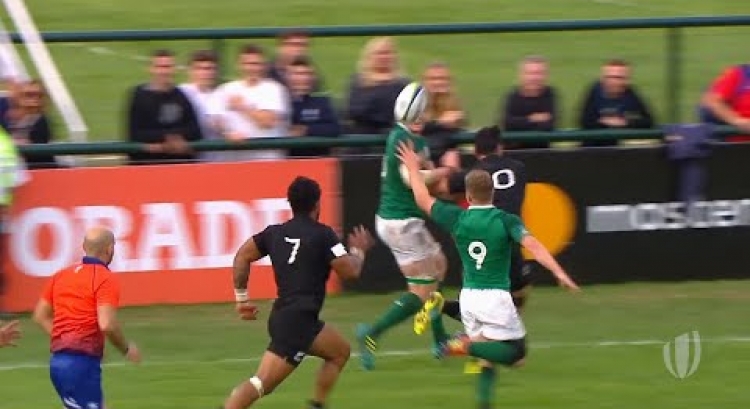 Ireland score sensational try with epic offloads