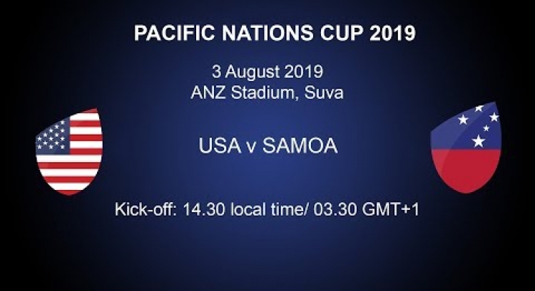 Pacific Nations Cup 2019 - USA v Samoa