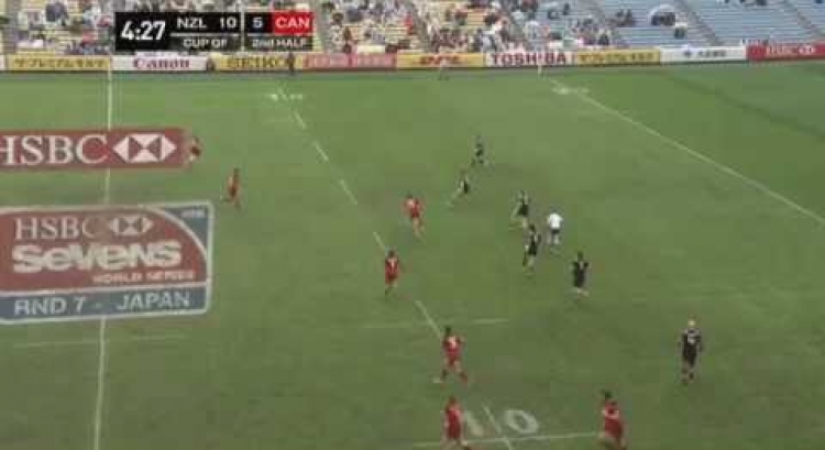 Rugby Canada Men's Sevens - Canada 19 New Zealand 15 Full Highlights - Toyko - Cup Quarter-Finals