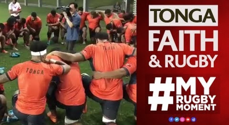 Tonga's pre-match show of faith | #MyRugbyMoment