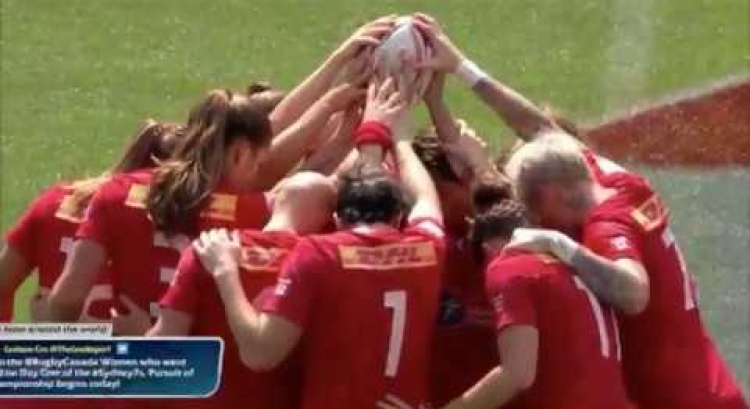Canada Women's Sevens Team defeat France to reach semi-finals
