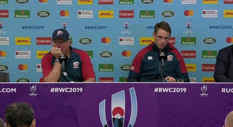USA post match press conference at Rugby World Cup 2019