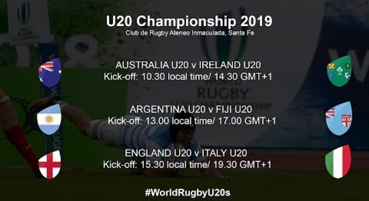 World Rugby U20 Championship 2019 - England U20 v Italy U20