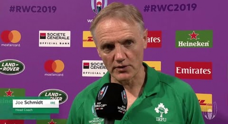 Schmidt praises the Irish fans in post match interview