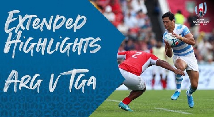 Extended Highlights: Argentina v Tonga - Rugby World Cup 2019