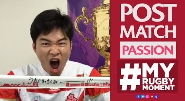 Amazing celebrations after Japan victory! | #MyRugbyMoment