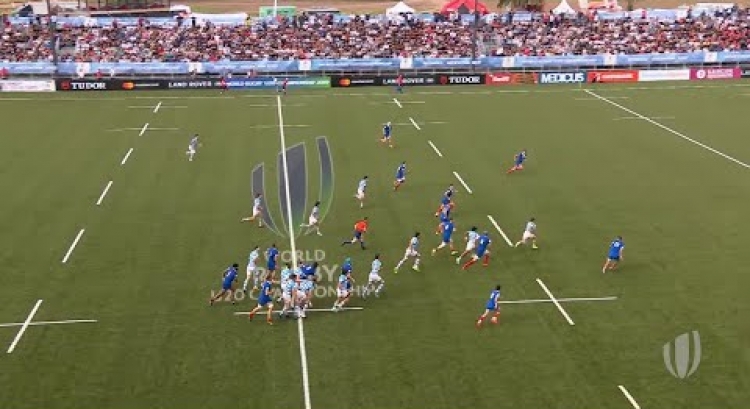 Amazing team try from Juan Martin Gonzalez for Argentina U20s