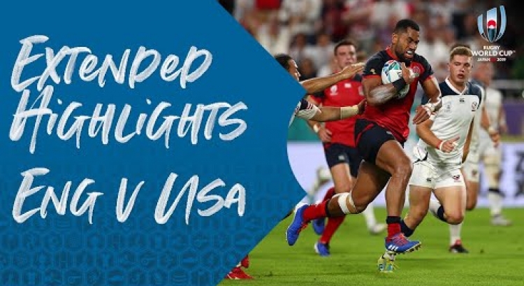 Extended Highlights: England v USA - Rugby World Cup 2019