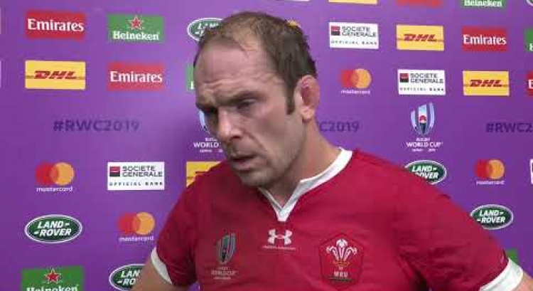 Alun Wyn Jones discusses Wales' Quarter Final victory