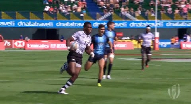 Highlights: Men's teams thrill on day two at the Dubai Sevens