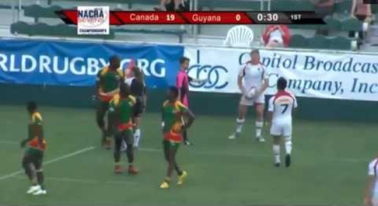 Canada vs Guyana at NACRA 7s 1st half