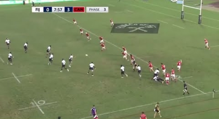 Mata finishes amazing try for Fiji - Pacific Nations Cup