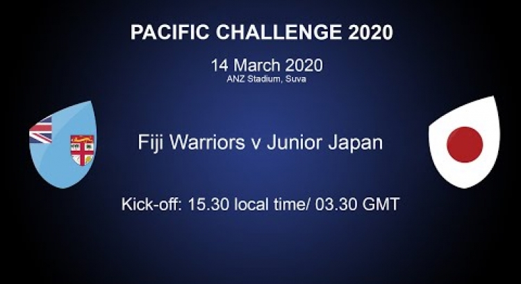 Pacific Challenge 2020 - Fiji Warriors v Junior Japan