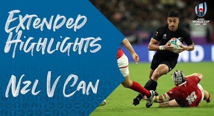 Extended Highlights: New Zealand v Canada - Rugby World Cup 2019