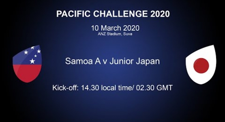 Pacific Challenge 2020 - Samoa A v Junior Japan