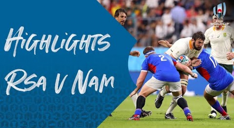 HIGHLIGHTS: South Africa v Namibia - Rugby World Cup 2019